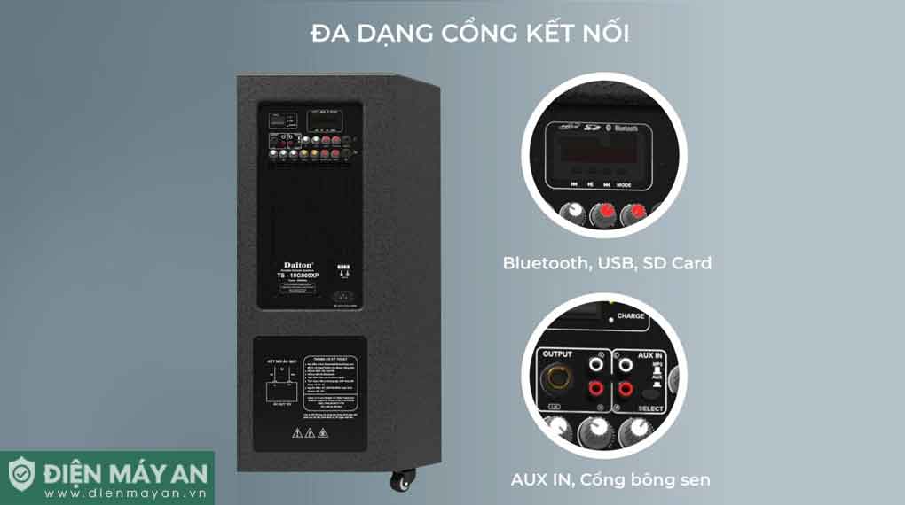 Loa kéo bình Dalton TS-18G800XP Bass 50cm 850W